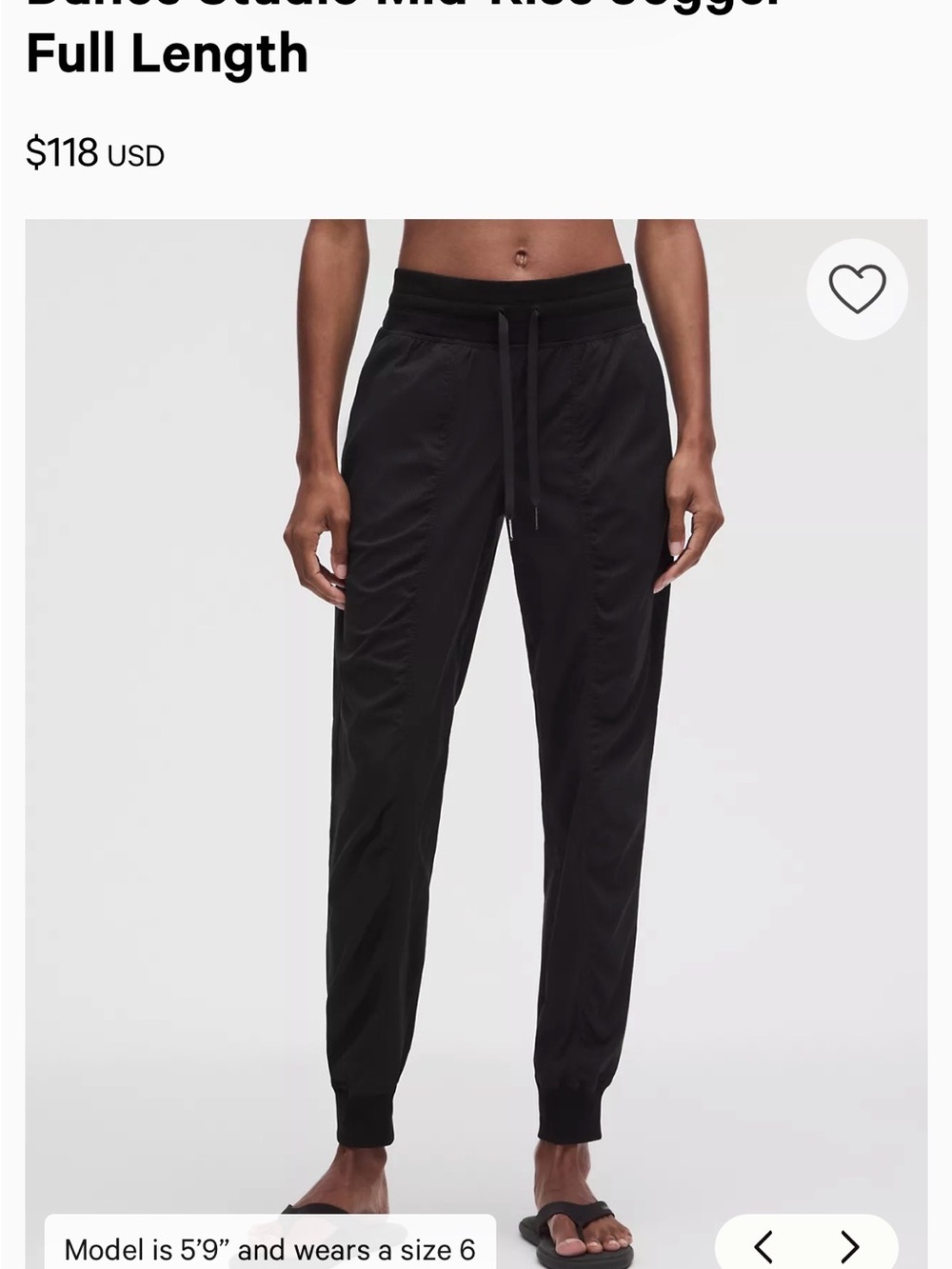 lululemon athletica Dance Studio Mid-Rise Jogger - Full Length